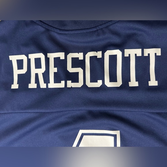 Dallas Cowboys Team Apparel Men Dak Prescott Home Jersey Sz Small - Picture 5 of 9